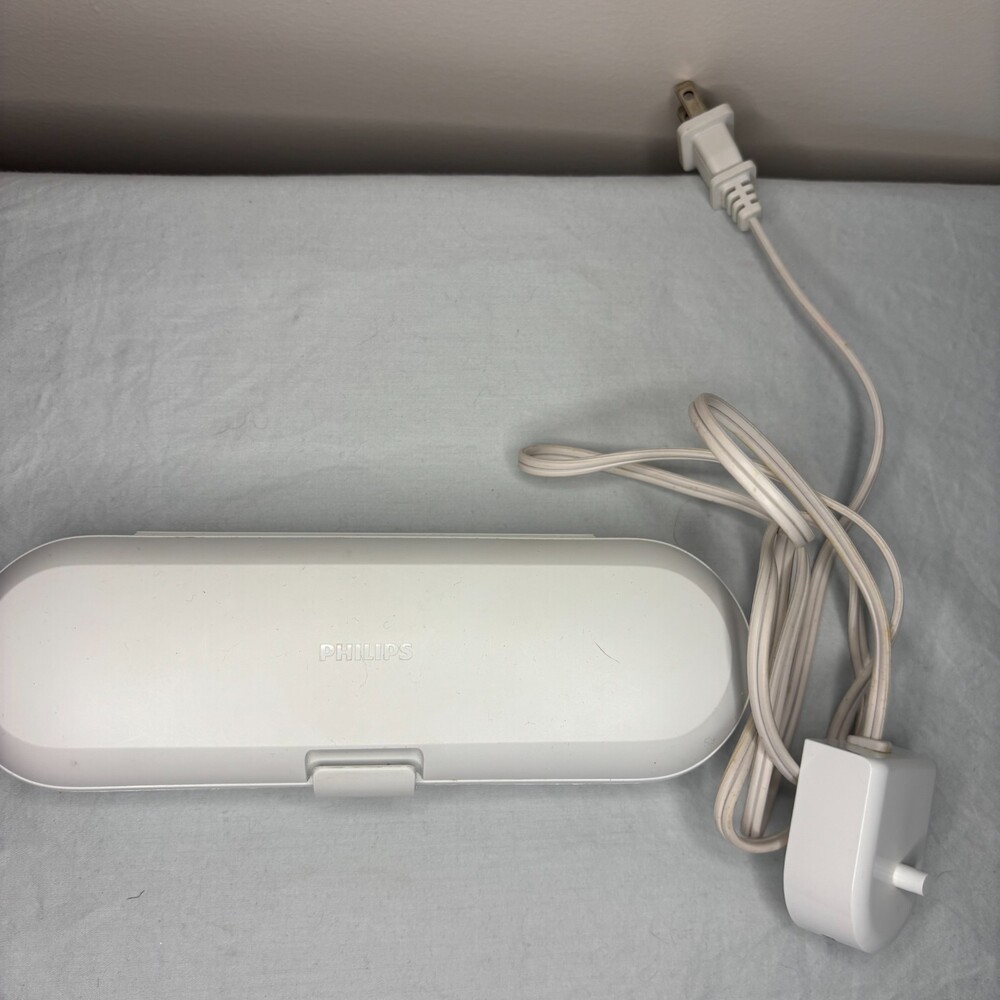 PHILLIPS Electric Toothbrush Charger and Travel Case White